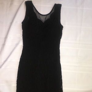 Black mini dress size S